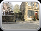 Gates rescued from Glossop Hall Gatehouse Church Street South