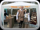 I Wood Love stall with Simon Kershaw and Ingrid Lewis